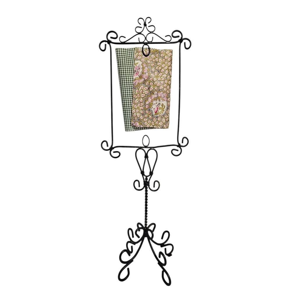 Vintage Wire Picture Display Stand Rustic Farmhouse Country Cottage Decor